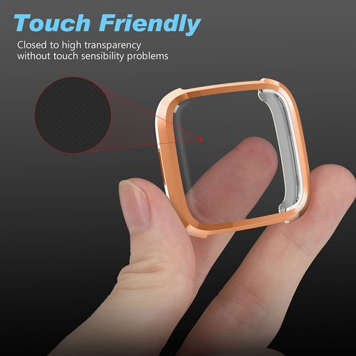 For Fitbit Versa 3 4 Sense Screen Protector Versa3 PC/TPU Case Shockproof Cover - Zdjęcie 94 z 178