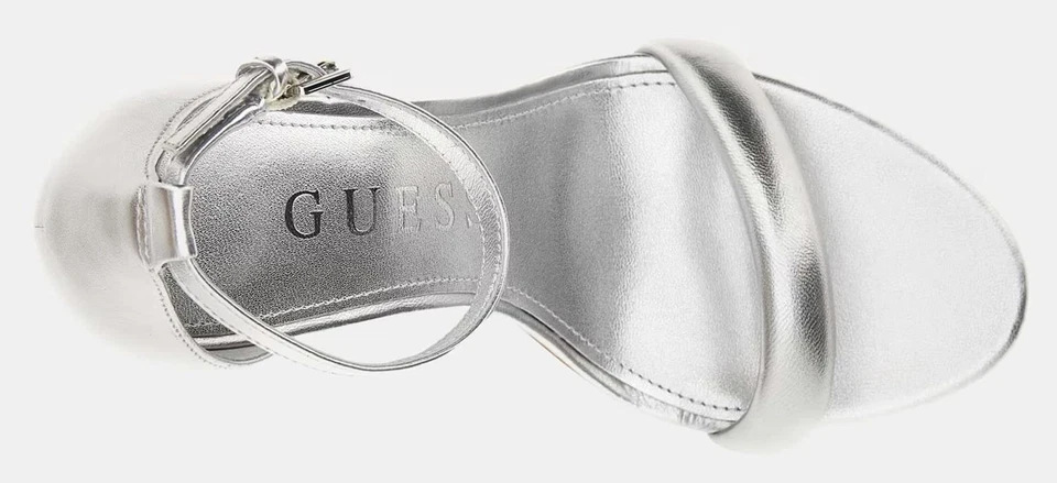 Sandali Guess "Kabecka" FLPKAB-LEM03 scarpe donna argento - Immagine 2 di 4