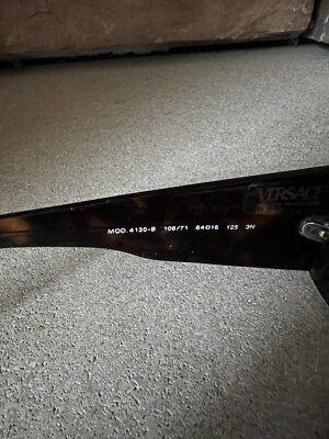 Versace Tortoise Brown Women Sunglasses Swarovski Crystals  display picture 3