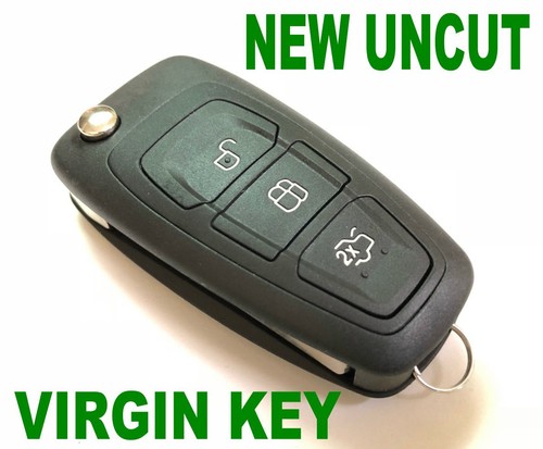 Brand new flip key remote for FORD 10+ Focus C-Max Galaxy Mondeo S-max chip Fob - Picture 3 of 3