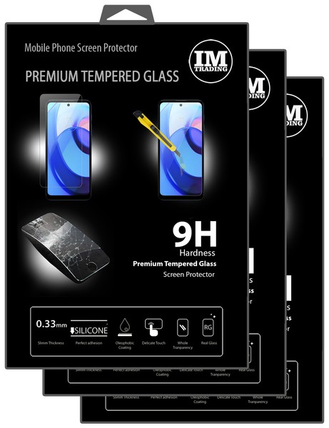 3X Screen Schutzglas Tempered Echtglas Display Glas FüR Motorola Moto E30-image