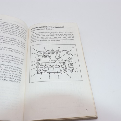 1981 Ford Escort World Car OEM Owner's Manual No Loose Pages-Used - Picture 4 of 6
