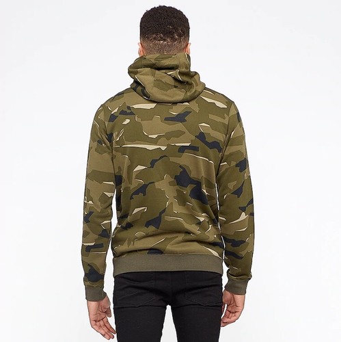 Sudadera con capucha Club camuflaje con cremallera ft para hombre AQ0596-325 verde completa ropa deportiva rara | eBay
