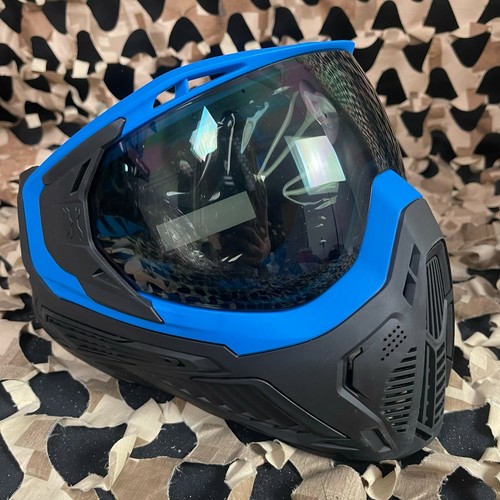 NEW HK Army SLR Paintball Mask - Sapphire (Blue/Black/Black w/ Smoke Lens) - Picture 5 of 9