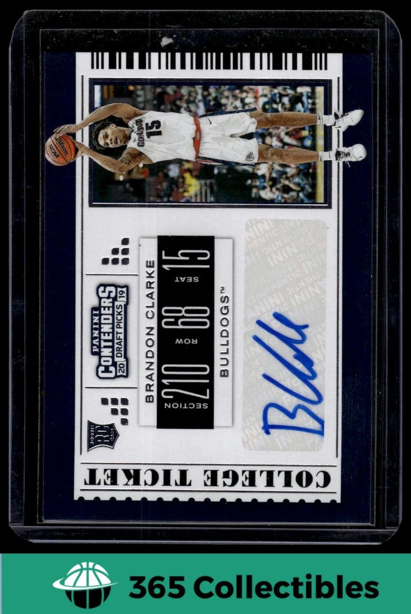 Panini Brandon Clarke RC Gold auto/10 鑑定 Brandon Clarke [Gold Prizm] #RS-BCL Prices | 2019 Panini