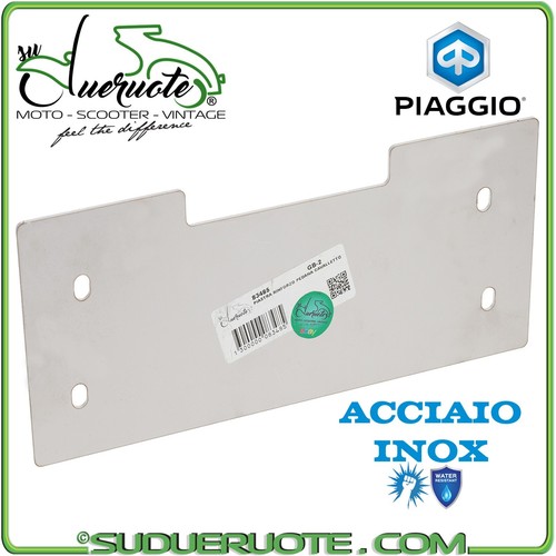 PIASTRA RINFORZO PEDANA CAVALLETTO PER VESPA PX 125 150 200 T5 PE LML STAR 2T 4T - Foto 2 di 24