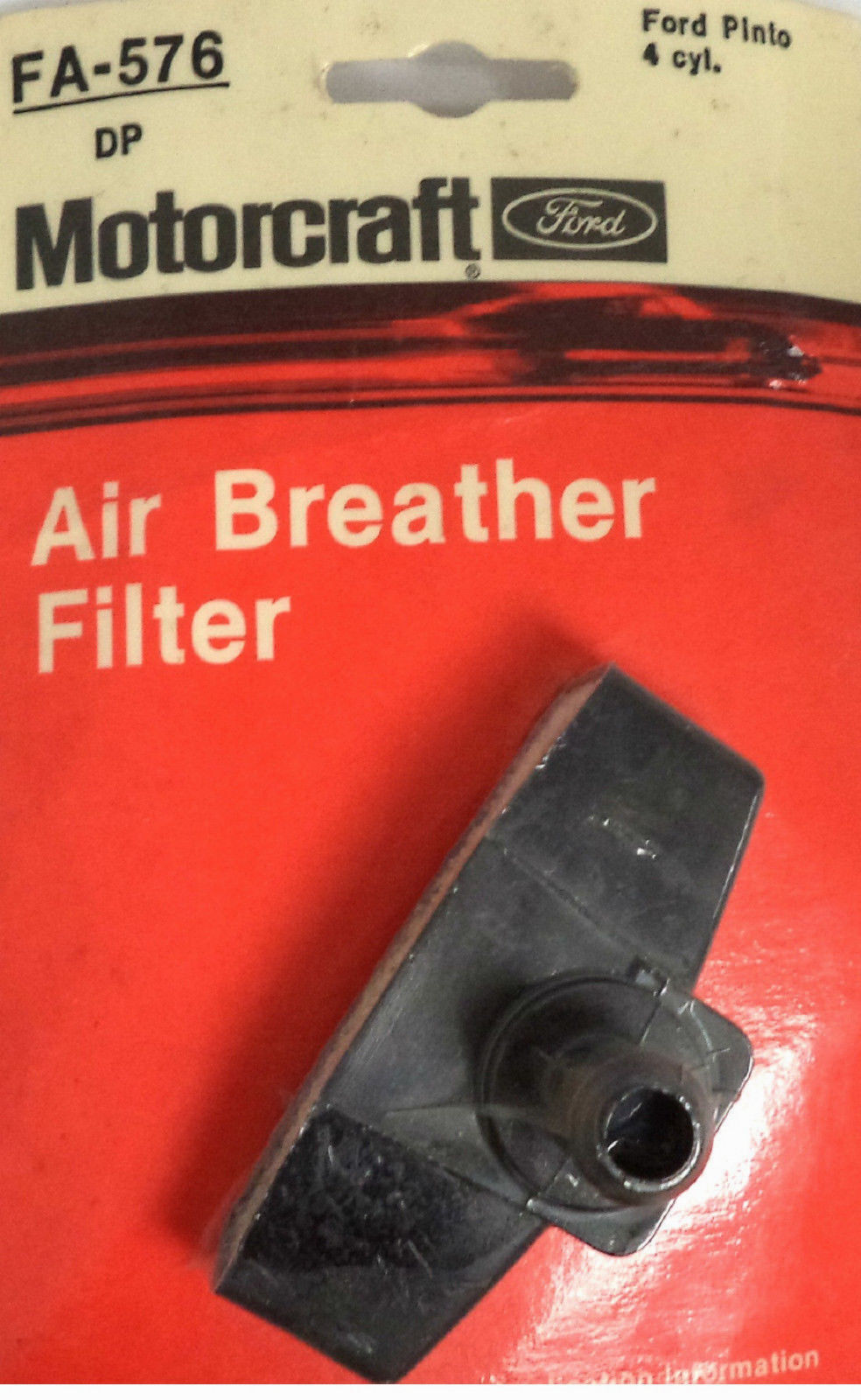 Ford Motorcraft FA-576 FA576 Air Breather Filter Pinto 4 Cyl