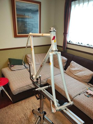 Samson NJS Track Frame with BB and Headset Crank Optional Very Good F/S