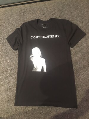 cigarettes after sex msg 2024 Official Cigarettes After Sex Black Shirt Large Shadow MSG Tour  Concert