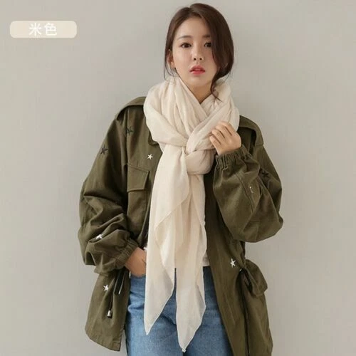 Linen Scarves and Wraps for Women