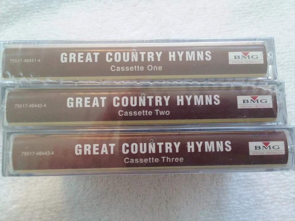Great Country Hymns 3 Cassette Tape Set BMG Music Sealed Nelson Parton 2002 - Image 3 of 4