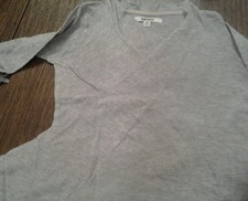 DKNY Kids GIRLS Long Sleeve Wrap Around Sweater Gray Size S  