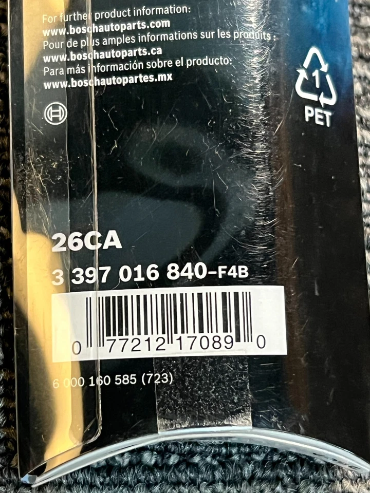 Limpiaparabrisas Bosch 26CA transparente para Volvo C70 XC70 S80 2004-2018 Foto 4 de 4