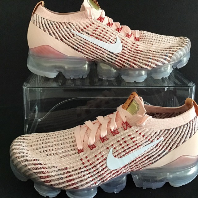 WMNS Nike Air Vapormax Flyknit 3 Sunset Tint-white-blue Force Sz 10 Aj6910-602 for sale online 