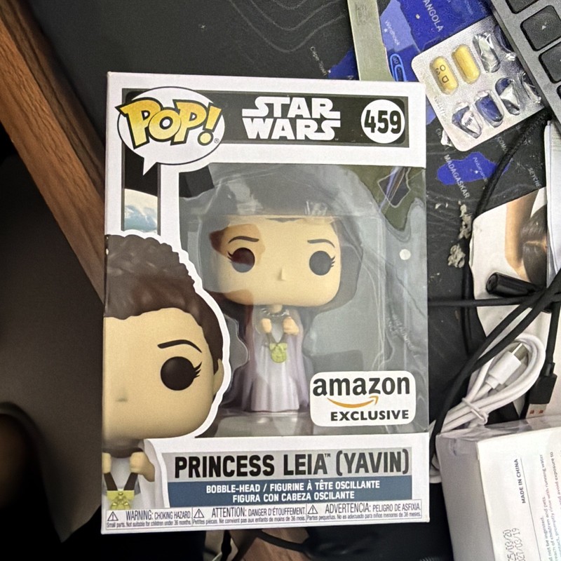 Funko Pop Star Wars Princess Leia Gavin Amazon Exclusive 459 Bobble head