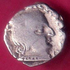 ANCIENT INDIA KSHATRAP DYNASTY KINGS PORTRAIT RARE SILVER COIN #K61