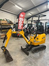 JCB micro digger 8008 Preowned 2019 750 hours 3 buckets & quick hitch £8500+vat