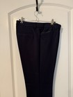 Women Size 12 CHARTER CLUB Zip Belt-Loops Pockets Leather-Accent Dress Pant Blue — photo 6