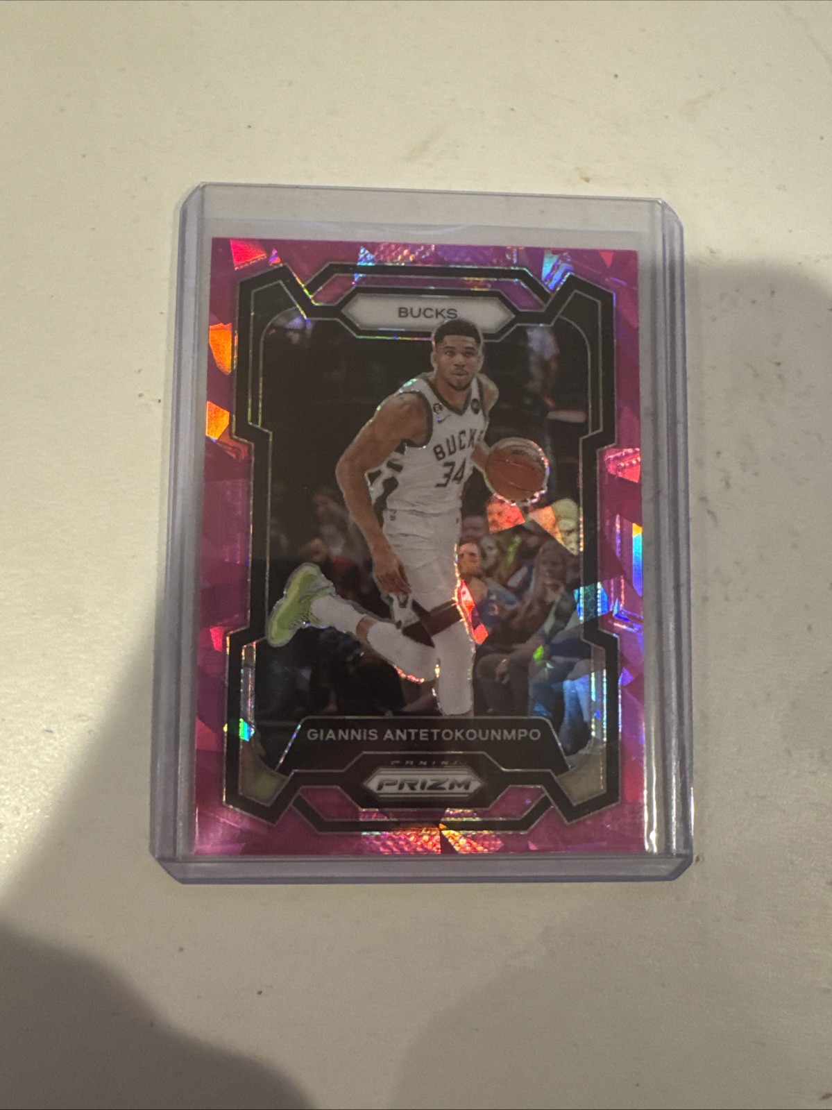 2023-24 Panini Prizm - Giannis Antetokounmpo #103 Pink Ice Prizm #2927
