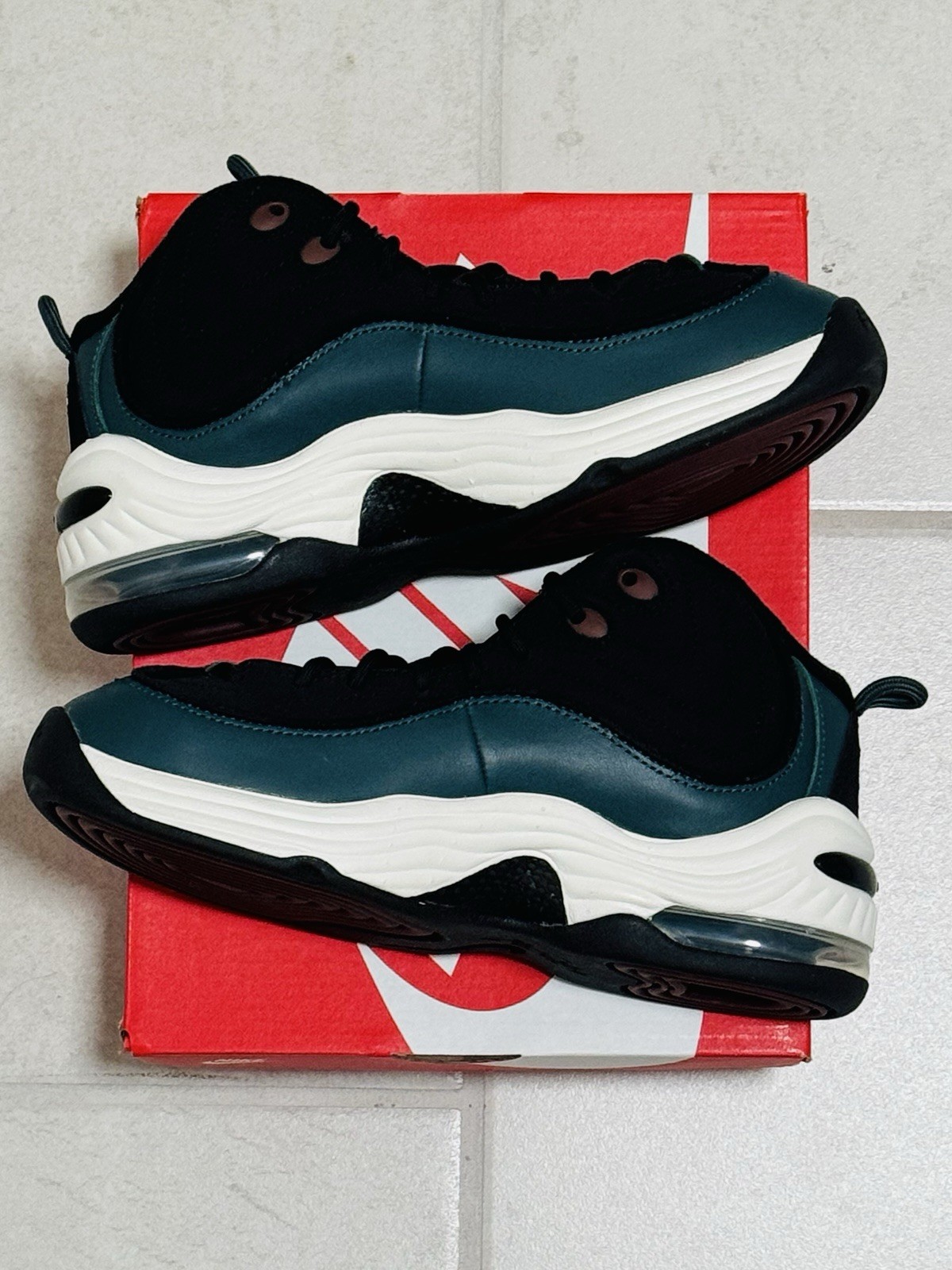 PONY Taglia 5 Nike Air Penny 2 Nero Abete Sbiadito 2023