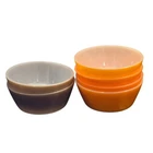 Vintage Mid Century Anchor Hocking Fire King 5" Cereal Bowls 6 Federal Glass