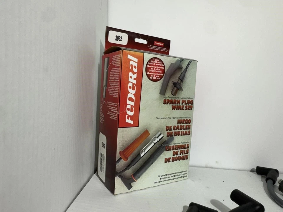 Juego de cables de bujías Ford Fairmont LTD y Mercury Zephyr 1977-1983 3,3 L 4,1 L Foto 3 de 3