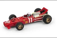 Brumm R303CH 1/43 Ferrari 312 F1 Monaco GP 1969 Modellauto Rot C. Amon