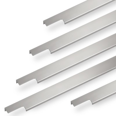 Sotech Griffleiste Blankett Slim 145-1195mm Chrom matt Möbelgriff Schrankgriff
