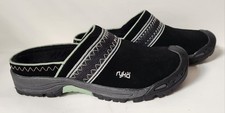 Ryka Women  s 8 Nitrocel Mules Black Slip-On Shoes K28076WBK   Size 8