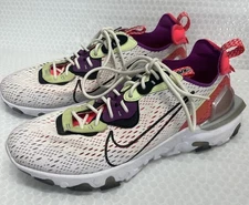 Nike React Vision Men's 11 US Summit White Barely Volt Laser Crimson CD4373-102