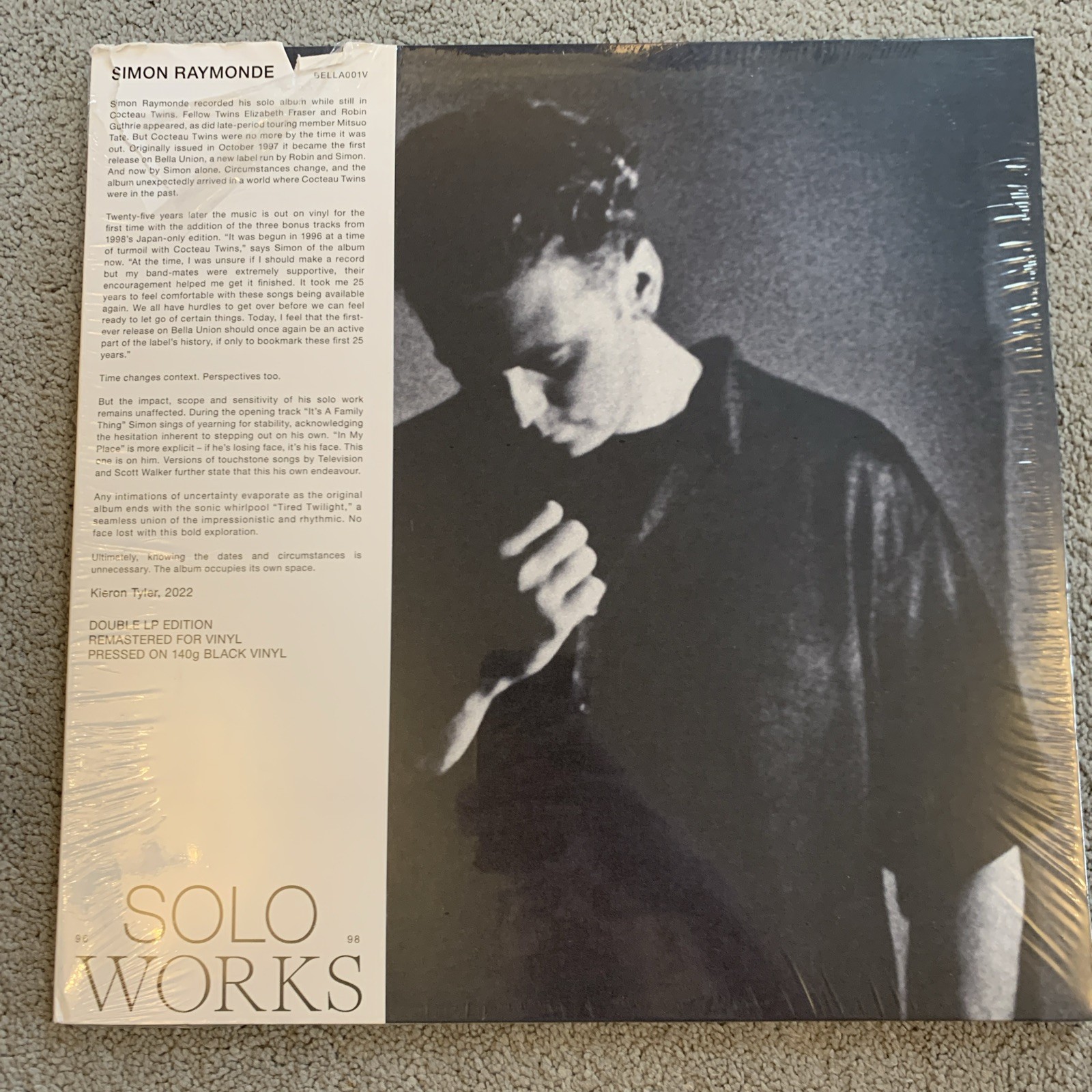 Solo Works 96-98 by Simon Raymonde (Record, 2022) New Sealed Sleeve Wear