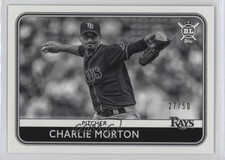 2020 Topps Big League Black & White 27/50 Charlie Morton #73 sy5