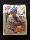 Photo of 1980 Topps #209 Von Joshua Los Angeles Dodgers Baseball Card