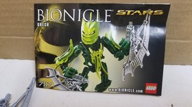 LEGO BIONICLE Stars 7117 GRESH with Manual Golden Armor Piece Canister