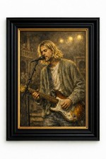 Kurt Cobain Nirvana A2 Sized Limited Edition Artist Signed Print