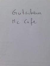Mc Donalds Gutschein f&uuml;r Cappuccino oder Kaffee