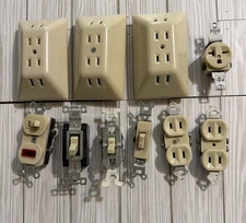 10x Electrical Outlets Receptacles Switches Adapters FREE-SHIP