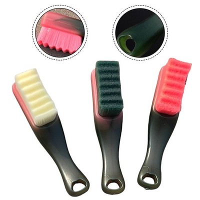 3 Stück ergonomische Schuhbürste für einfache Reinigung: weiche Borsten & vielseitig einsetzbar!