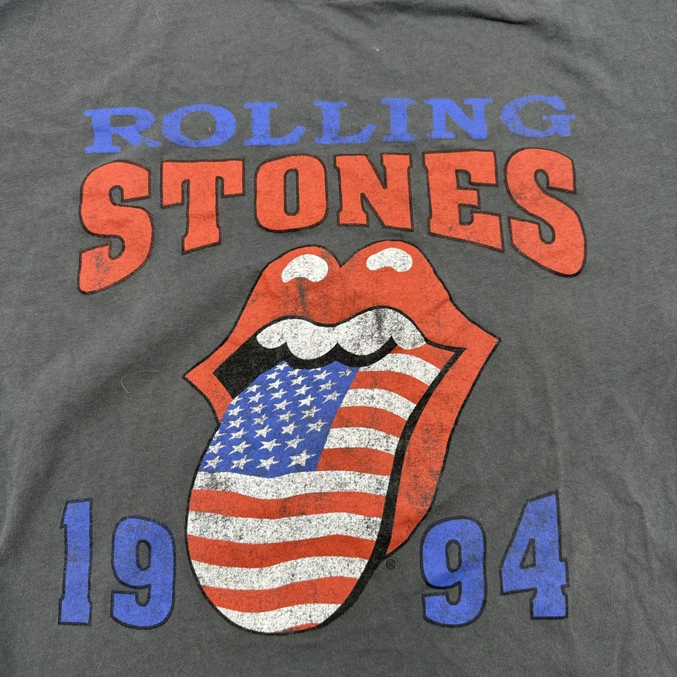 Zara The Rolling Stones T-shirt Girls Size 13-14Y Gray Graphic Print Logo.#37346 - Image 2 of 4