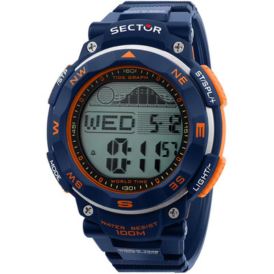 SECTOR EX-35 R3251534001 HERREN UHR DIGITAL BLAU 51mm UNTERPREIS