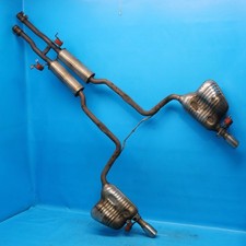 Audi A6 4F C6 3.2 FSI Quattro Auspuff Abgasanlage Endrohre 4F0253409D Orig. PE