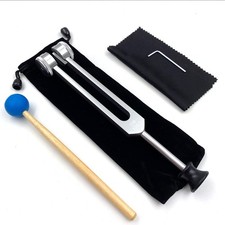 OM 136.1Hz Tuning Fork Weighted, Heart Chakra Tuning Energy Fork for Sound He...