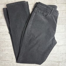 Ann Taylor LOFT Curvy Boot Corduroy Pants Cords Women Size 8 Grey Gray