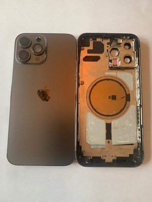 OEM Apple iPhone 13 Pro Max Back cover rear glass chasis grey ( C )