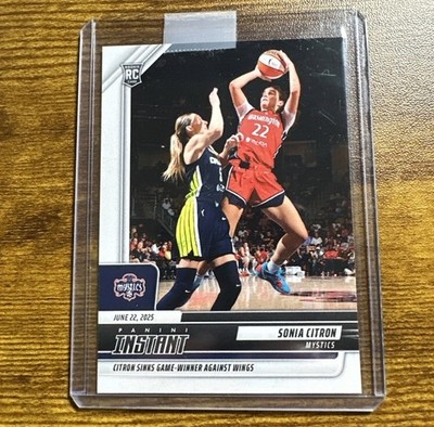 2025 PANINI INSTANT WNBA #84 SONIA CITRON Game Winner Wings Paige Bueckers RC