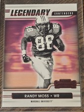 2021 Panini Contenders Draft Picks - Legendary Contenders - Randy Moss #20 Red