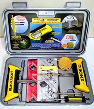 BLACKJACK TIRE REPAIR KIT KT-335 TRUCK KIT T-BONE Handle 35 Plugs BLACK JACK 335