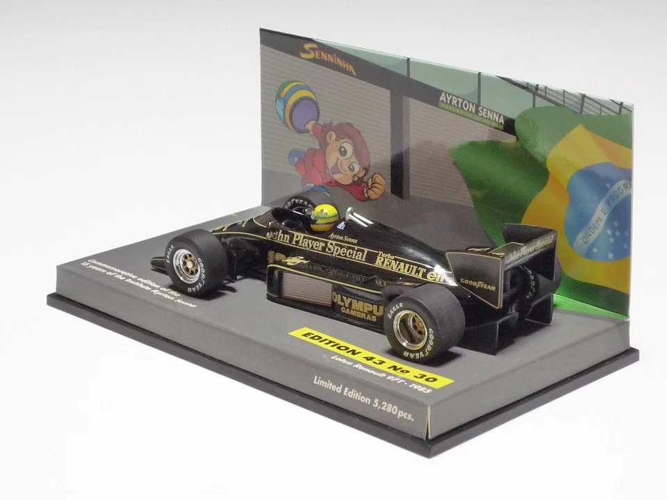 MINICHAMPS 1:43 LOTUS RENAULT 97T A. SENNA 1985 15 anni ASC#30 "JPS" - Immagine 3 di 4