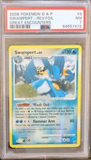 PSA 7 NM Swampert 9/123 D&P Great Encounters Reverse Holo Pokémon TCG 2008 POP 5 on eBay