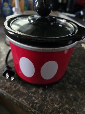 Disney Mickey Mouse Mini Slow Cooker  1 Qt with Lid. No Box.